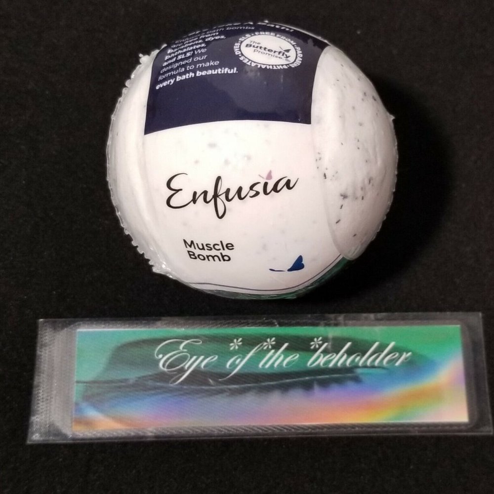 Enfusia Muscle Bath Bomb 6.5 Oz for Women or Men - NEW in Sealed Package